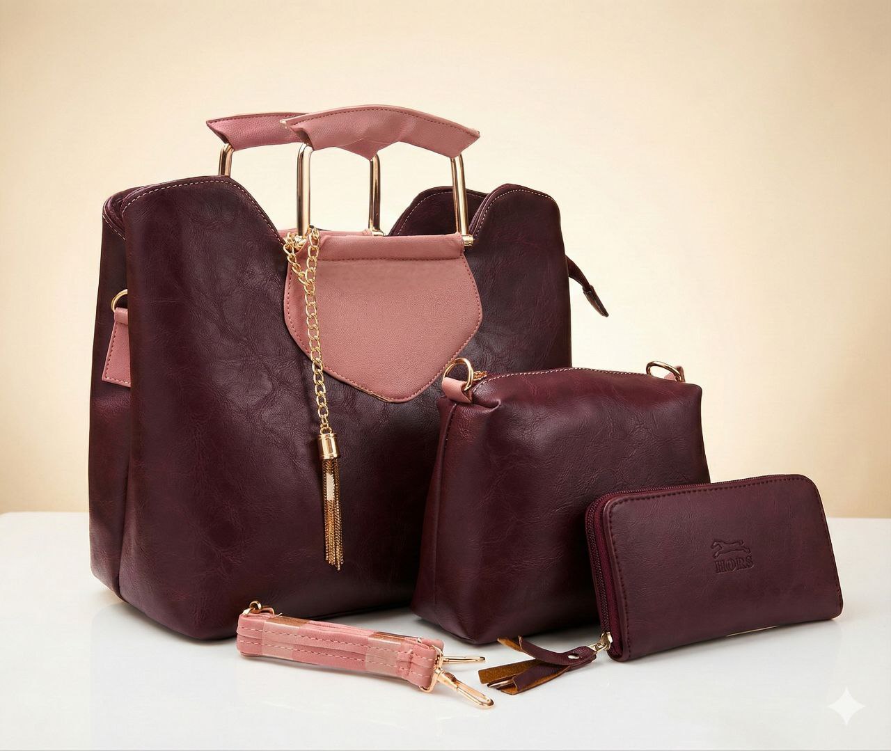 حقيبة من ثلاثة قطع