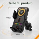 ⁦Support Téléphone Voiture 15W⁩ - الصورة ⁦5⁩